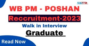 WB PM - POSHAN Reccruitment-2023. West Bengal Government Accountant Job-2024-Walk in Interview